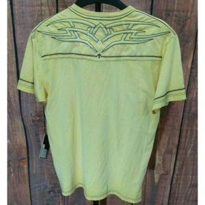 Roar Esoteric T-Shirt XL Yellow Tribal Wings 3D